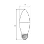 Лампочка Eurolamp ECO "Р" CL 10W 1000 lm E14 4000K (LED-CL-10144(P)) Лампочка Eurolamp ECO "Р" CL 10W 1000 lm E14 4000K (LED-CL-10144(P))