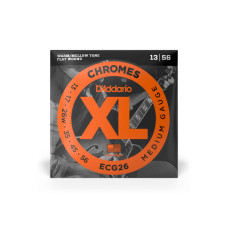 Струни для гітари D'Addario XL Chromes Medium (13-56) (ECG26)