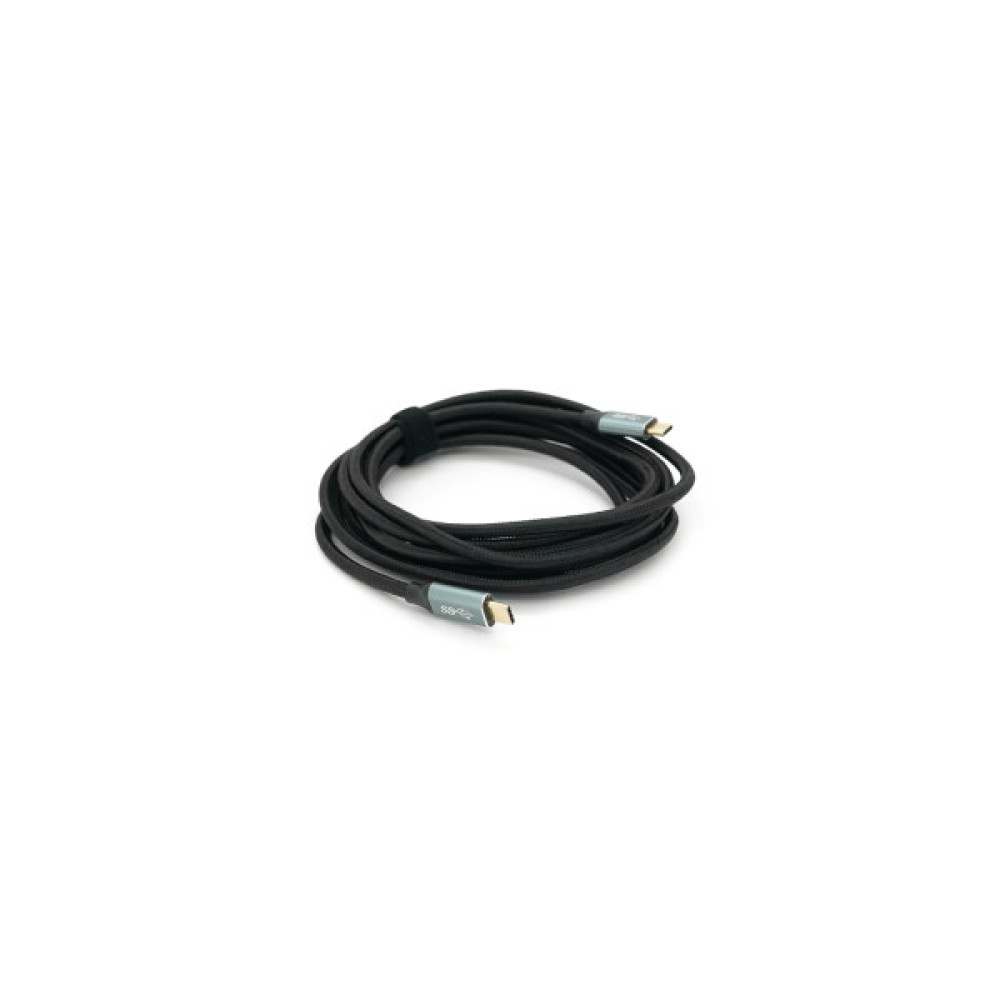 Дата кабель USB-C to USB-C 3.0m USB 3.2 Gen2 100W 10Gbps 4K60Hz black Voltronic (YT-TC-TC-B-3m)