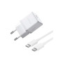 Зарядний пристрій Baseus Palm Fast Charger 1C 30W + Cable 1.0m Type-C 60W white (P10111605213-01)