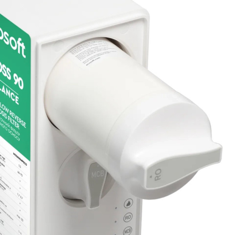 Фільтр зворотного осмосу Ecosoft Cross90 Balance, мембрана 600gpd