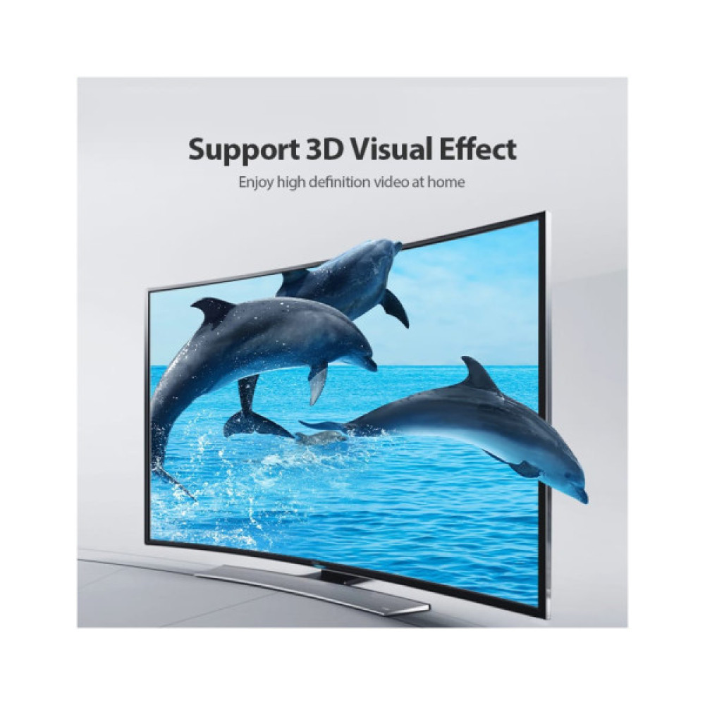 Кабель мультимедійний HDMI M to HDMI M 3.0m black Vention (AAIBI)