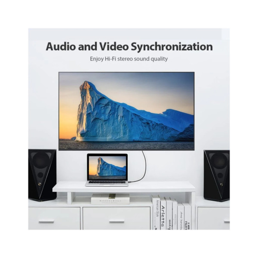 Кабель мультимедійний HDMI M to HDMI M 3.0m black Vention (AAIBI)