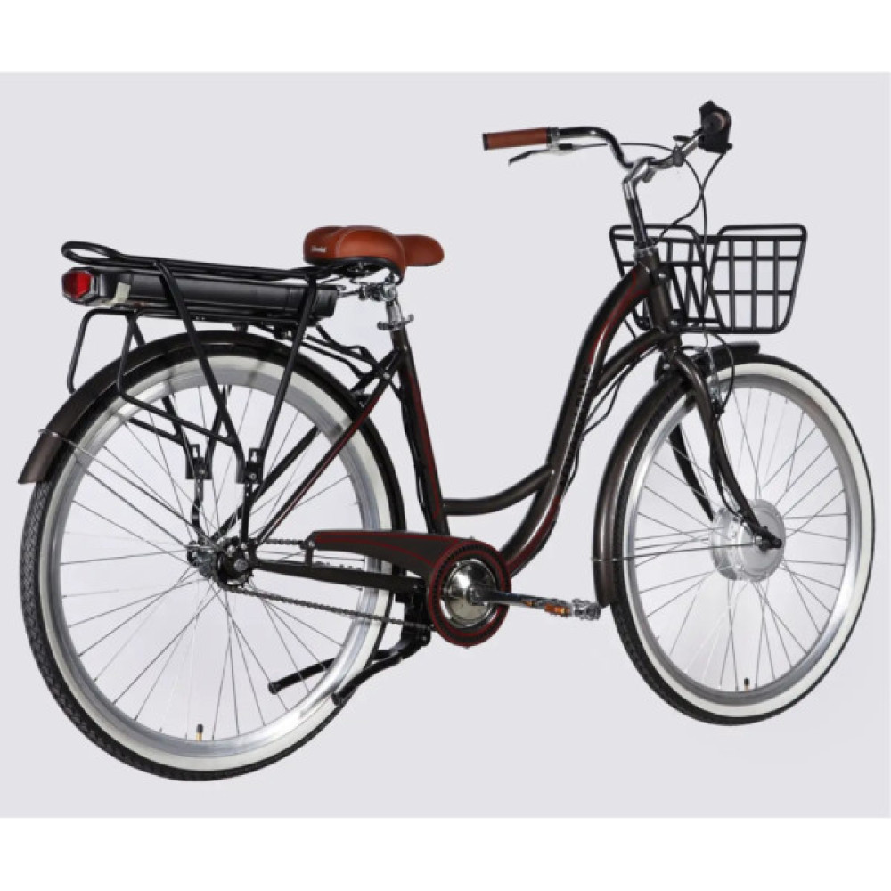 Електровелосипед Dorozhnik 28" eAQUAMARINE BH рама-19" 36B 13А*г 500Вт 2026 сірий (ELB-D-28-135)