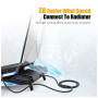Дата кабель USB 3.0 AM/AM 2.0m 5Gbps black Essager (EXCAA-YTD01)