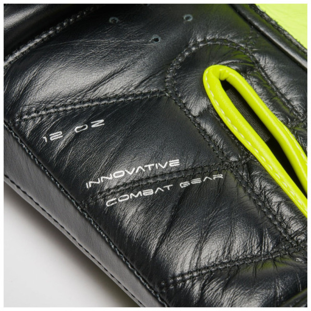 Боксерські рукавички Leone GN110F Revo Fluo Black 14 унцій (GN110F_Black_14oz)