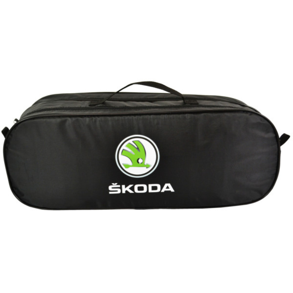 Сумка-органайзер Poputchik в багажник Skoda чорна (03-108-2Д)