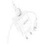 Зарядний пристрій BOROFONE BA81A USB-C PD20W + cable USB-C to Lightning White (6941991108198) Зарядний пристрій BOROFONE BA81A USB-C PD20W + cable USB-C to Lightning White (6941991108198)