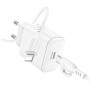 Зарядний пристрій BOROFONE BA81A USB-C PD20W + cable USB-C to Lightning White (6941991108198) Зарядний пристрій BOROFONE BA81A USB-C PD20W + cable USB-C to Lightning White (6941991108198)