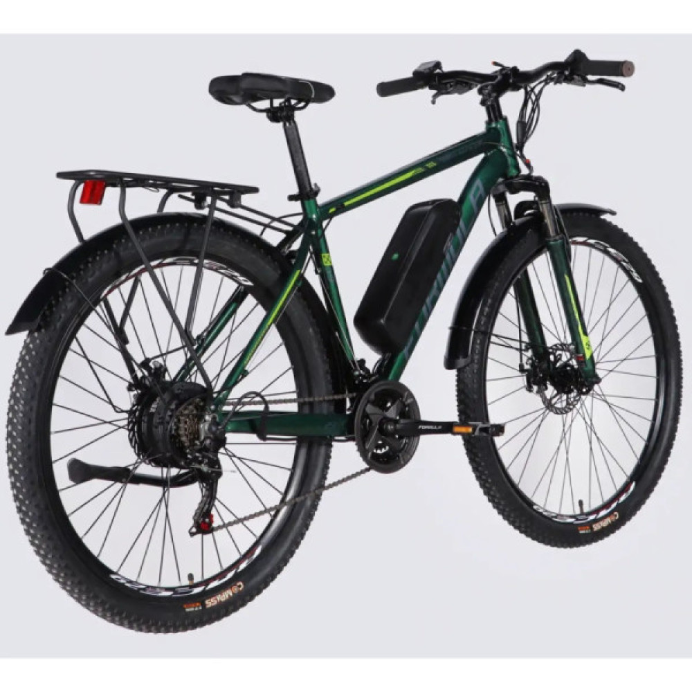 Електровелосипед Formula 29" eMOTION PLUS DD FR рама-19" 36B 12.5А*г 500Вт 2026 зелено-сірий (ELB-FR-29-257)