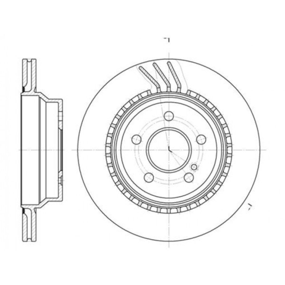 Гальмівний диск REMSA 6760.10