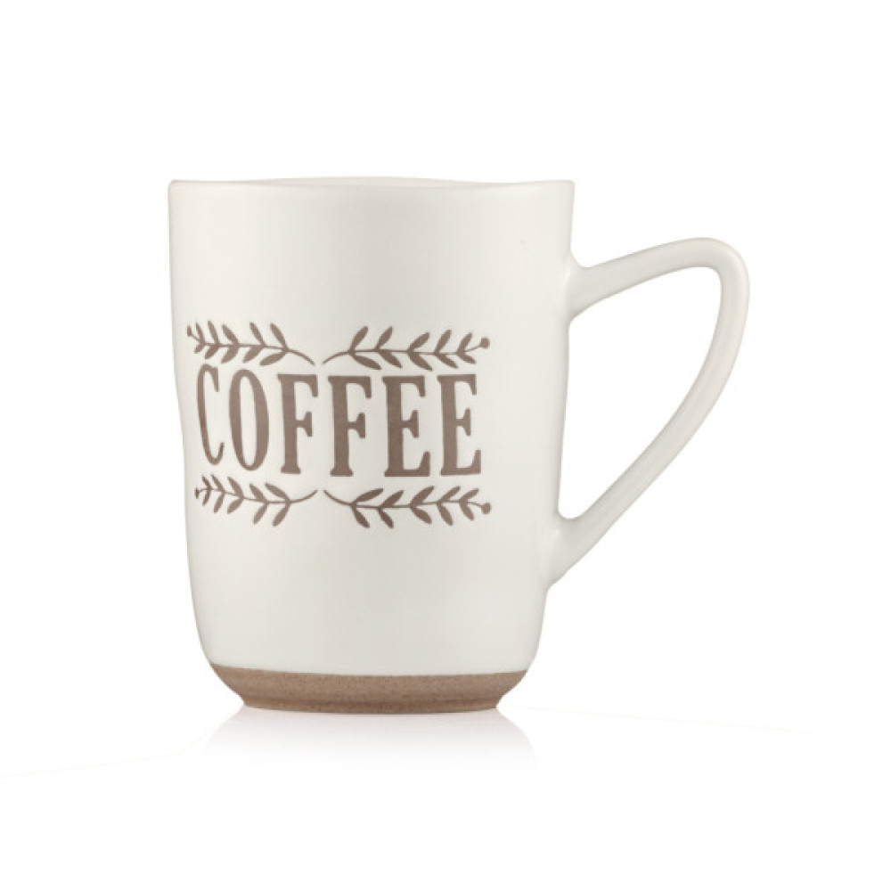 Чашка Ardesto Coffee, 340мл, кераміка, білий (AR3079)