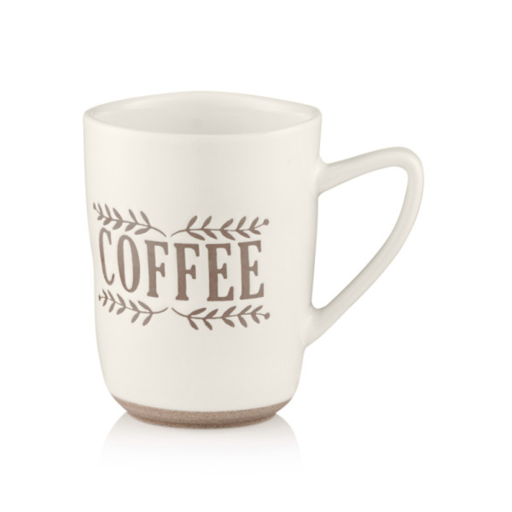 Чашка Ardesto Coffee, 340мл, кераміка, білий (AR3079)
