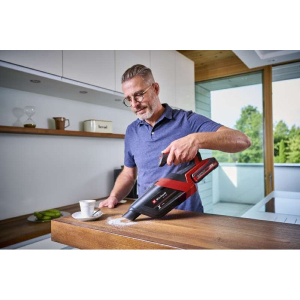 Пилосос професійний акумуляторний Einhell TE-HV 18/06 Li - Solo 18В 72мБар контейнер 0.6л 0.95кг без АКБ та ЗП