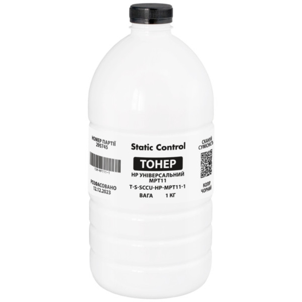 Тонер HP/Canon MPT11 фасовка VM 1кг SCC Patron (TSM-MPT11-1)