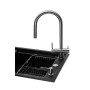 Мийка кухонна GRANADO Royal Estella black (+ подрібнювач Algar 1000 + змішувач Ferrol inox + дозвтор Redondo inox + ко (ksg0301)