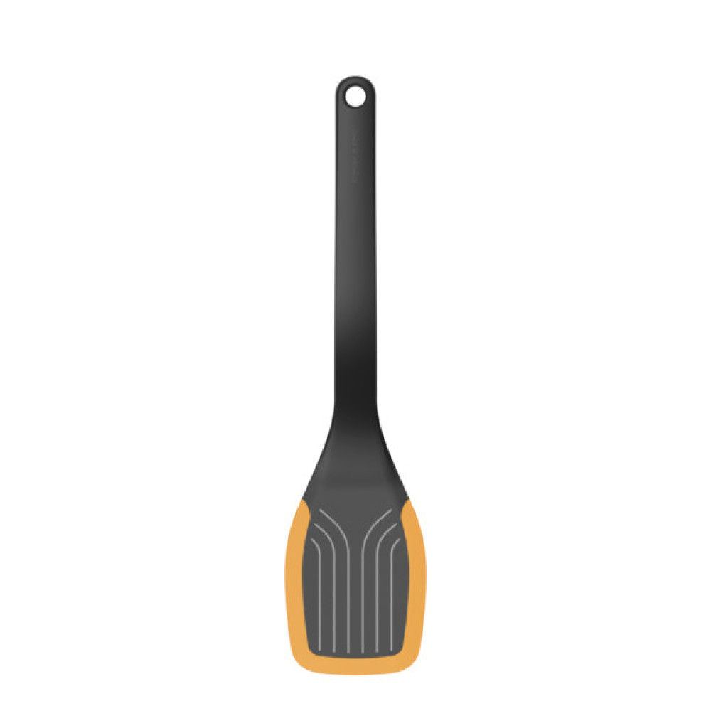 Лопатка кухонна Fiskars Functional Form, 37.3см, пластик, силікон, чорний (1027300)