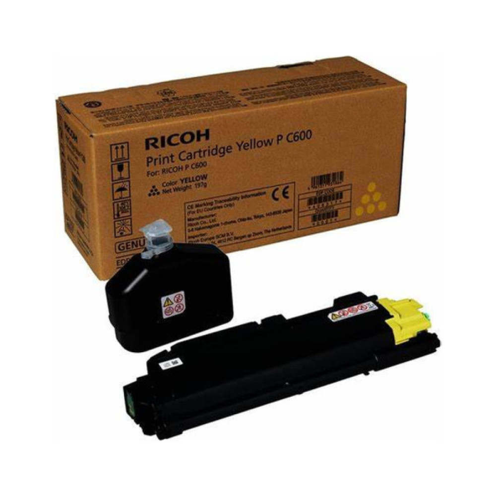 Тонер-картридж Ricoh P C600 yellow (408317)