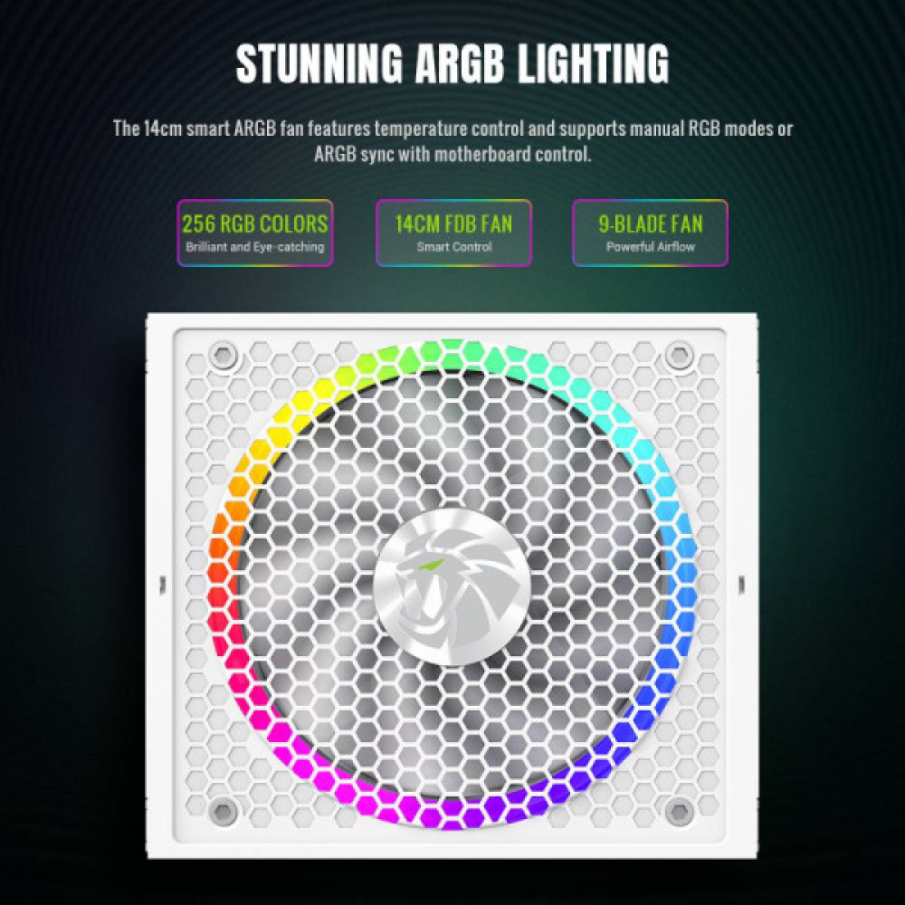 GAMEMAX RGB 1050G WH