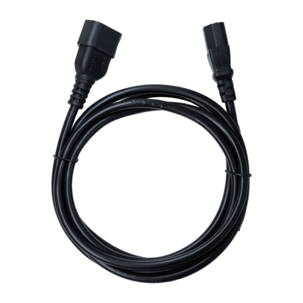 Кабель живлення C13 to C14 2.0m black Armorstandart (ARM73125)