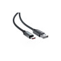Дата кабель USB 2.0 AM to USB-C 1.2m 60W black Acefast (6974316284482)