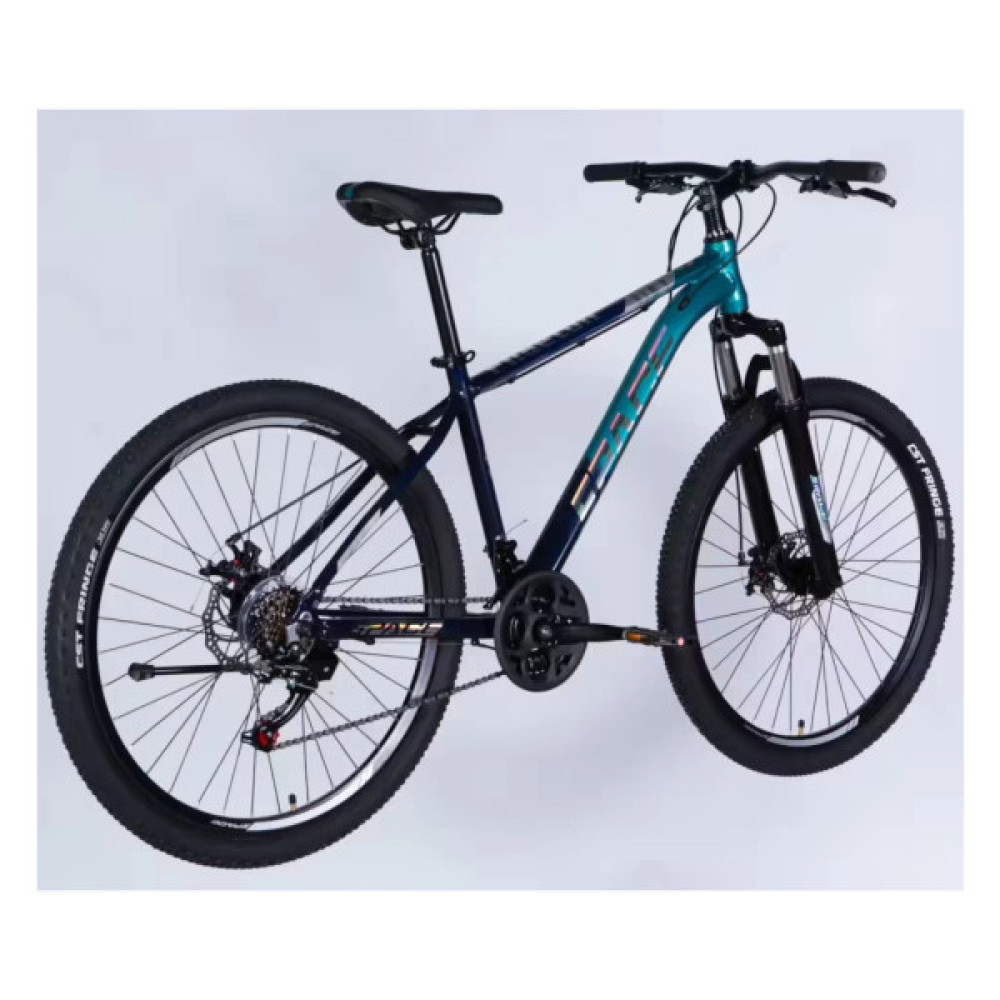 Велосипед Space 27.5" PHAETON DD FR рама-17" AL 2026 синьо-бірюзовий (OPS-SP-27.5-083)