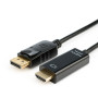 Кабель мультимедійний DisplayPort M to HDMI M 5.0m 8K/4K black Atcom (50100)