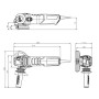 Шліфмашина кутова Metabo WEVA 15-125 Quick 125мм 1550Вт 2800-11000об·хв 2.5кг