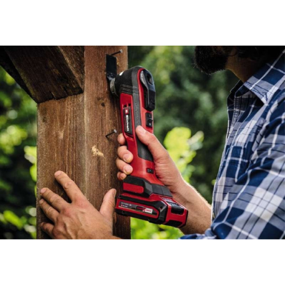 Багатофункціональний інструмент акумуляторний Einhell Professional TP-MG 18 Li BL - Solo PXC 18В 11000-20000кол/хв кут коливань 3.2° 1.08кг без АКБ та ЗП