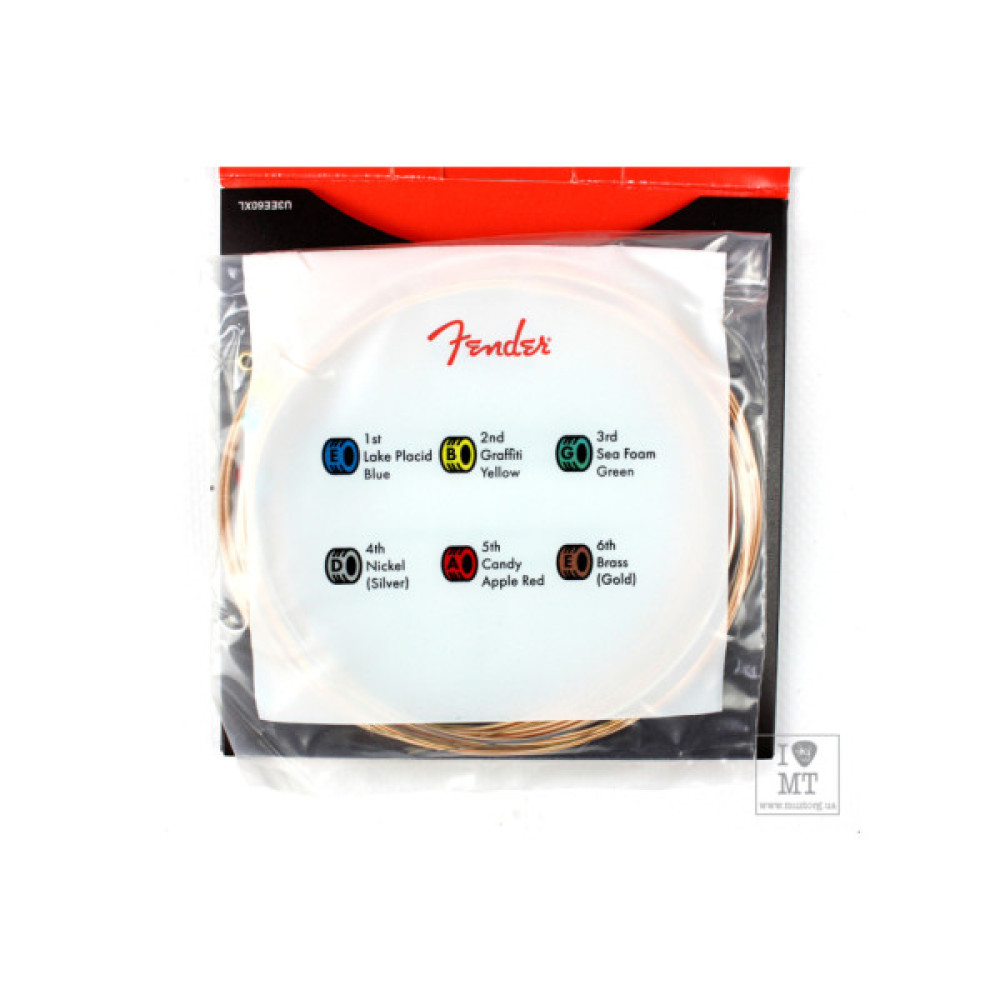 Струни для гітари Fender 60XL Phosphor Bronze Acoustic Strings (10-48) (21764)