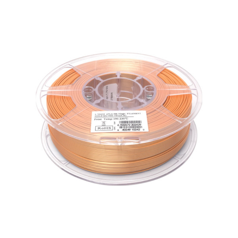 Пластик для 3D-принтера eSUN ePLA-Silk metal color, 1,75мм, 1кг, gold (ePLA-Silk-P175J1)