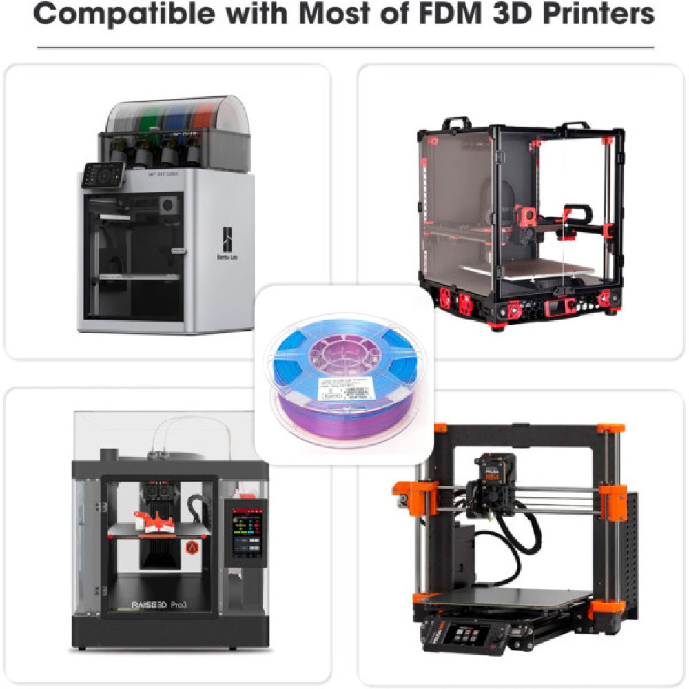 Пластик для 3D-принтера eSUN ePLA-Silk metal color, 1,75мм, 1кг, gold (ePLA-Silk-P175J1)