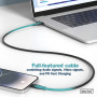 Дата кабель USB-C to USB-C 1.0m USB 4.0 Gen3 40G 240W 8K silicone black Digitus (AK-300344-010-S) Дата кабель USB-C to USB-C 1.0m USB 4.0 Gen3 40G 240W 8K silicone black Digitus (AK-300344-010-S)