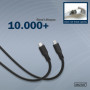 Дата кабель USB-C to USB-C 1.0m USB 4.0 Gen3 40G 240W 8K silicone black Digitus (AK-300344-010-S) Дата кабель USB-C to USB-C 1.0m USB 4.0 Gen3 40G 240W 8K silicone black Digitus (AK-300344-010-S)