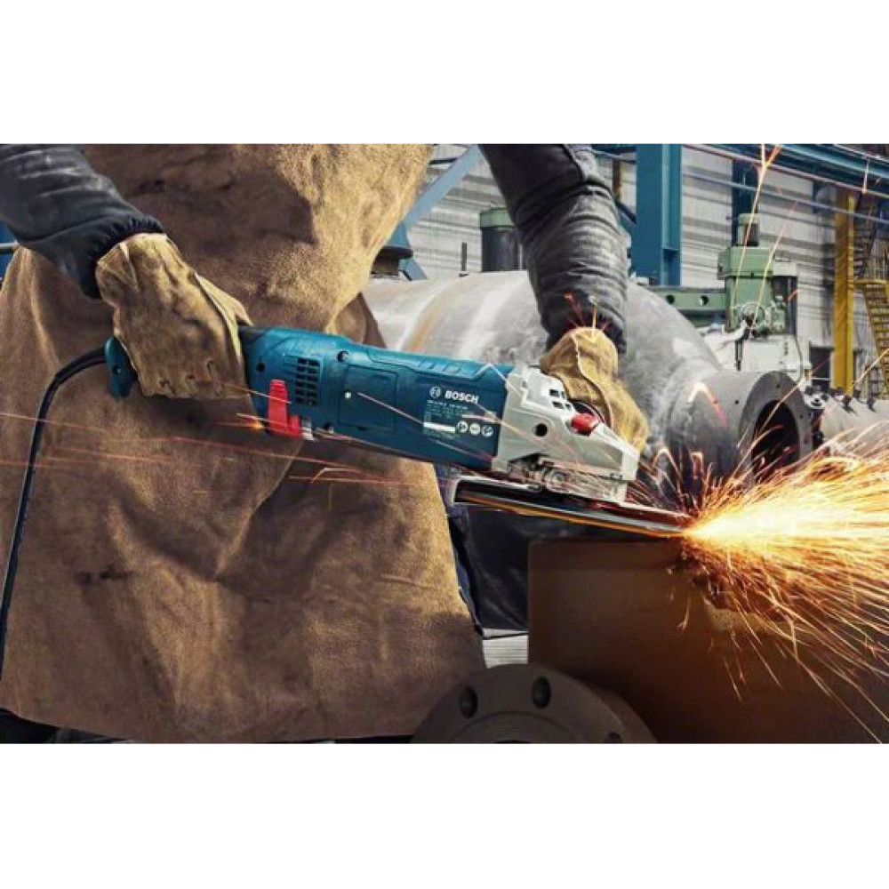Шліфмашина кутова Bosch Professional GWS 24-230 JZ 230мм 2400Вт 6500об/хв 5.8кг плавн. пуск із системою захисту від пилу Cyclone Tech