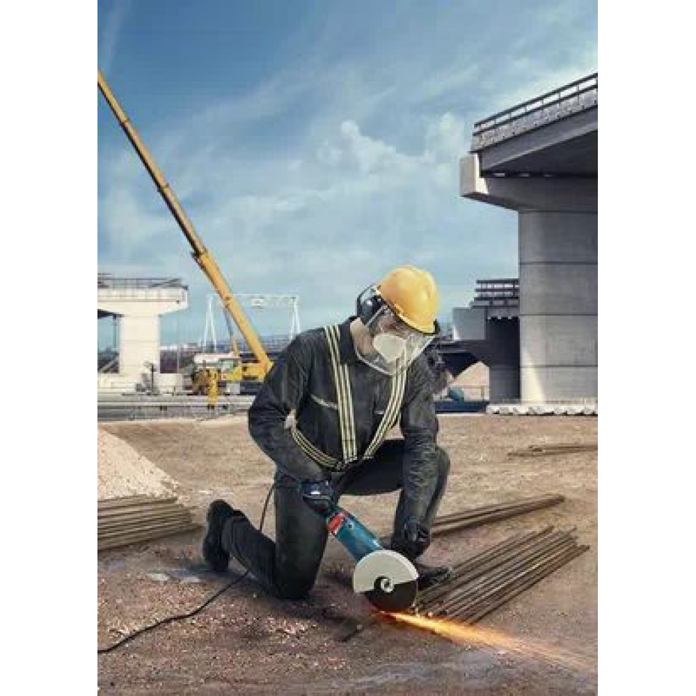 Шліфмашина кутова Bosch Professional GWS 24-230 JZ 230мм 2400Вт 6500об/хв 5.8кг плавн. пуск із системою захисту від пилу Cyclone Tech