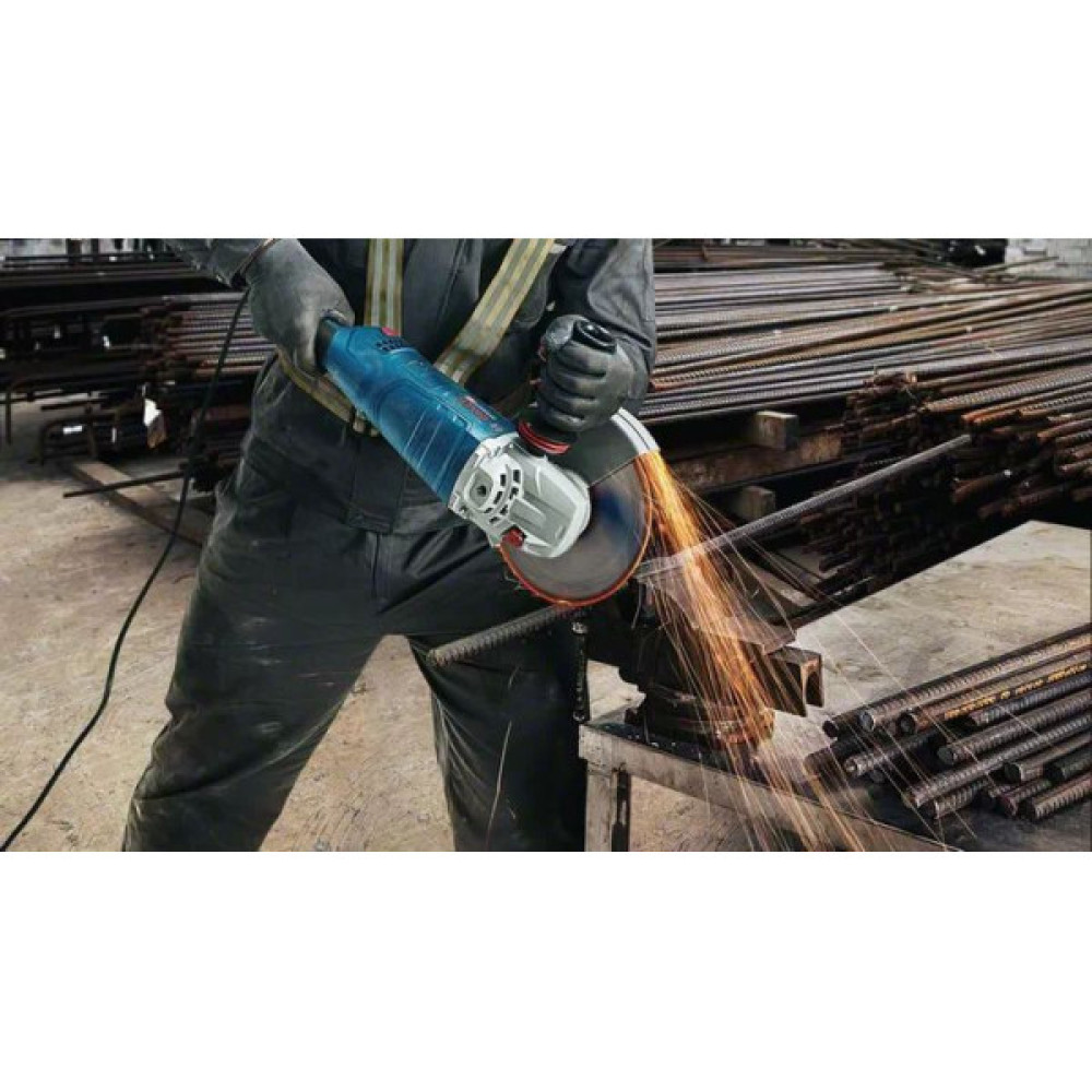 Шліфмашина кутова Bosch Professional GWS 24-230 JZ 230мм 2400Вт 6500об/хв 5.8кг плавн. пуск із системою захисту від пилу Cyclone Tech