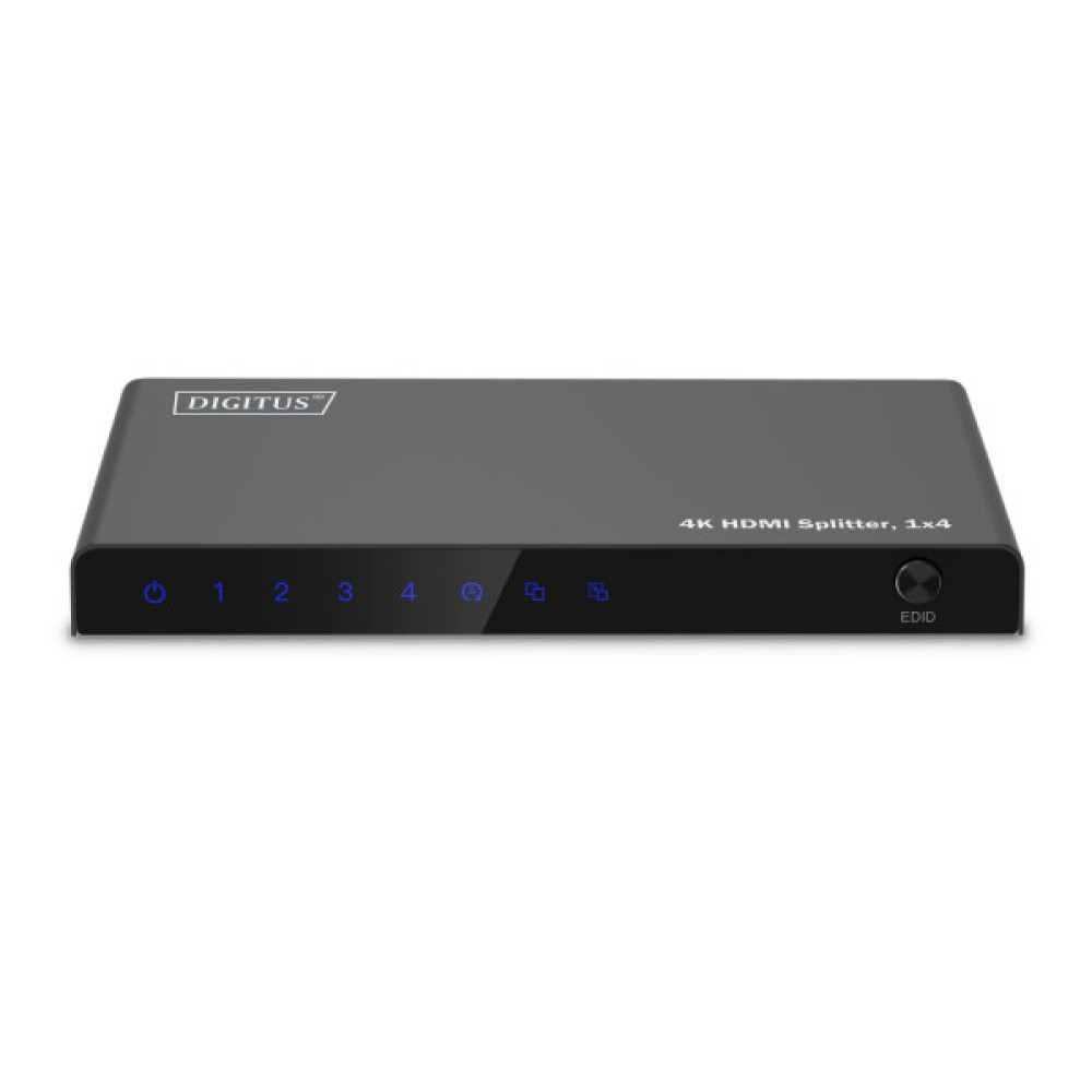 Відеосплітер DIGITUS HDMI (INx1 - OUTx4), 4K