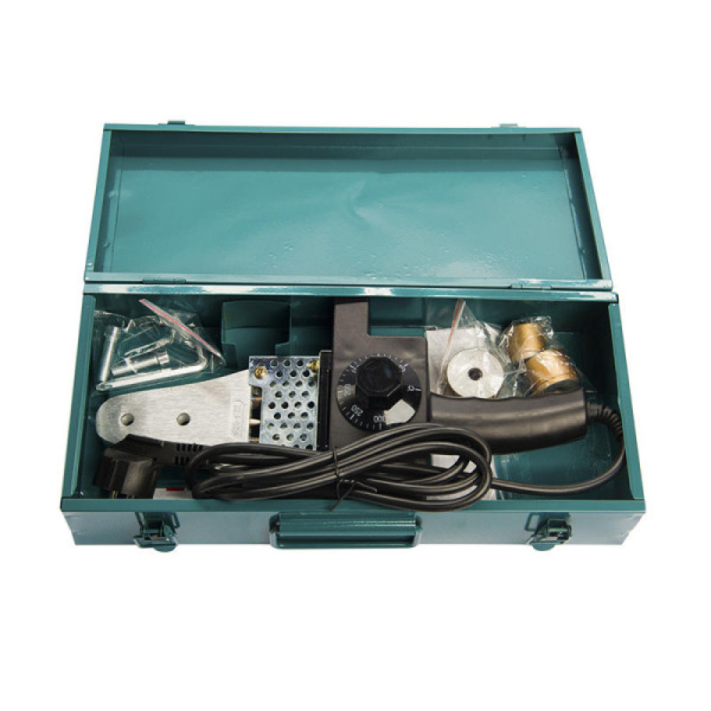 Паяльник для пластикових труб Зеніт ЗПТ-850 850Вт 50-300°C насадки 20 25 32мм 1.4 кг кейс