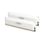 Модуль пам'яті для комп'ютера DDR5 64GB (2x32GB) 6000 MHz Crucial Pro Wite Micron (CP2K32G60C40U5W)