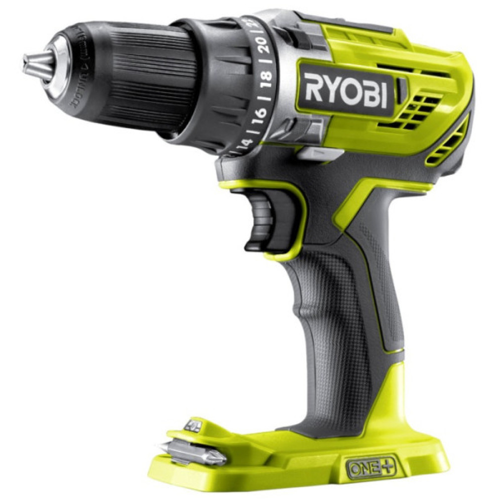 Шурупокрут-дриль акумуляторний Ryobi ONE+ R18DD3-0 18В 50Нм 500·1800об·хв 1.2кг без АКБ та ЗП
