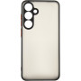Чохол до мобільного телефона Dengos Samsung Galaxy S24 FE Matte + glass (Black) (DG-KM-117) Чохол до мобільного телефона Dengos Samsung Galaxy S24 FE Matte + glass (Black) (DG-KM-117)