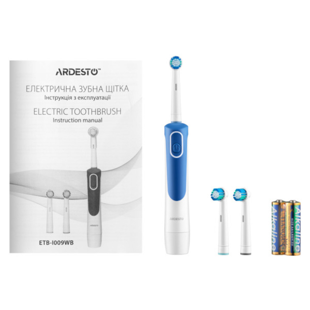 Електрична зубна щітка Ardesto ETB-I009WB