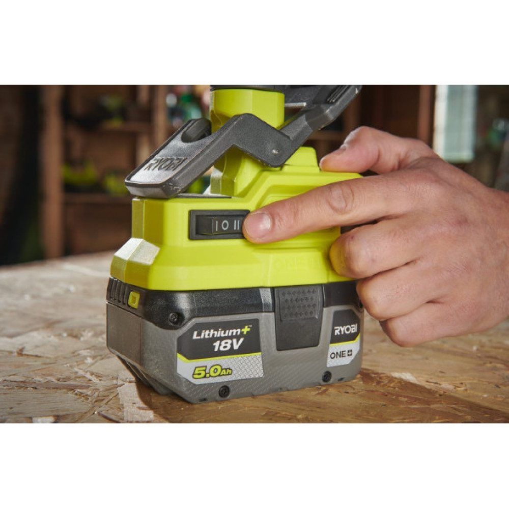 Вентилятор акумуляторний Ryobi ONE+ RCF18-0 18В 3400об/хв 2 швидкості поворотний 0.4кг без АКБ та ЗП