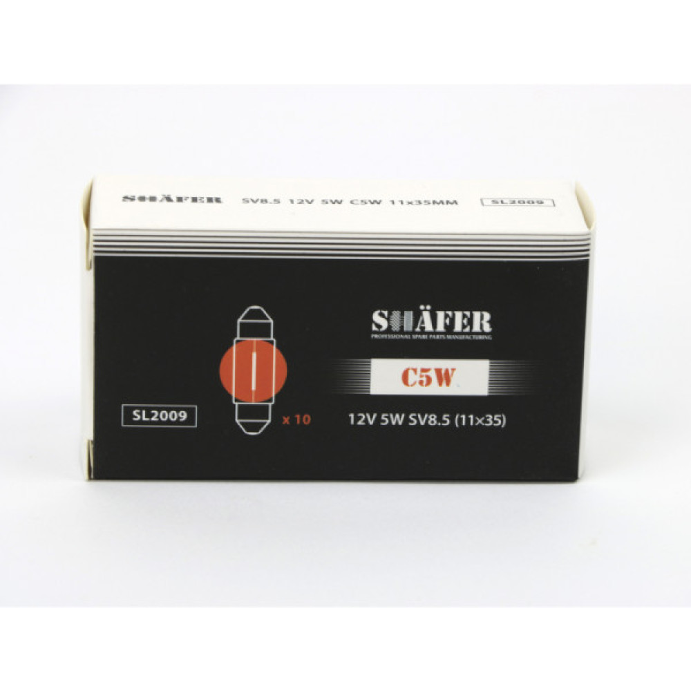 Автолампа SHAFER 12V5WC5WSV8.5 (SL2009)