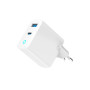 Зарядний пристрій Gembird 1хUSB-A (QC3.0 18W) + 1xType-C (PD 65W) white (TA-UC-PDQC65L-W-01) Зарядний пристрій Gembird 1хUSB-A (QC3.0 18W) + 1xType-C (PD 65W) white (TA-UC-PDQC65L-W-01)