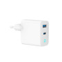 Зарядний пристрій Gembird 1хUSB-A (QC3.0 18W) + 1xType-C (PD 65W) white (TA-UC-PDQC65L-W-01) Зарядний пристрій Gembird 1хUSB-A (QC3.0 18W) + 1xType-C (PD 65W) white (TA-UC-PDQC65L-W-01)