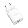 Зарядний пристрій BOROFONE BA20A USB 10.5W + cable USB to USB-C white (6931474700742) Зарядний пристрій BOROFONE BA20A USB 10.5W + cable USB to USB-C white (6931474700742)