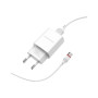 Зарядний пристрій BOROFONE BA20A USB 10.5W + cable USB to USB-C white (6931474700742) Зарядний пристрій BOROFONE BA20A USB 10.5W + cable USB to USB-C white (6931474700742)