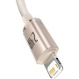Дата кабель USB 2.0 AM to Lightning 1.2m 2.4A pink Baseus (CAJY001104) Дата кабель USB 2.0 AM to Lightning 1.2m 2.4A pink Baseus (CAJY001104)